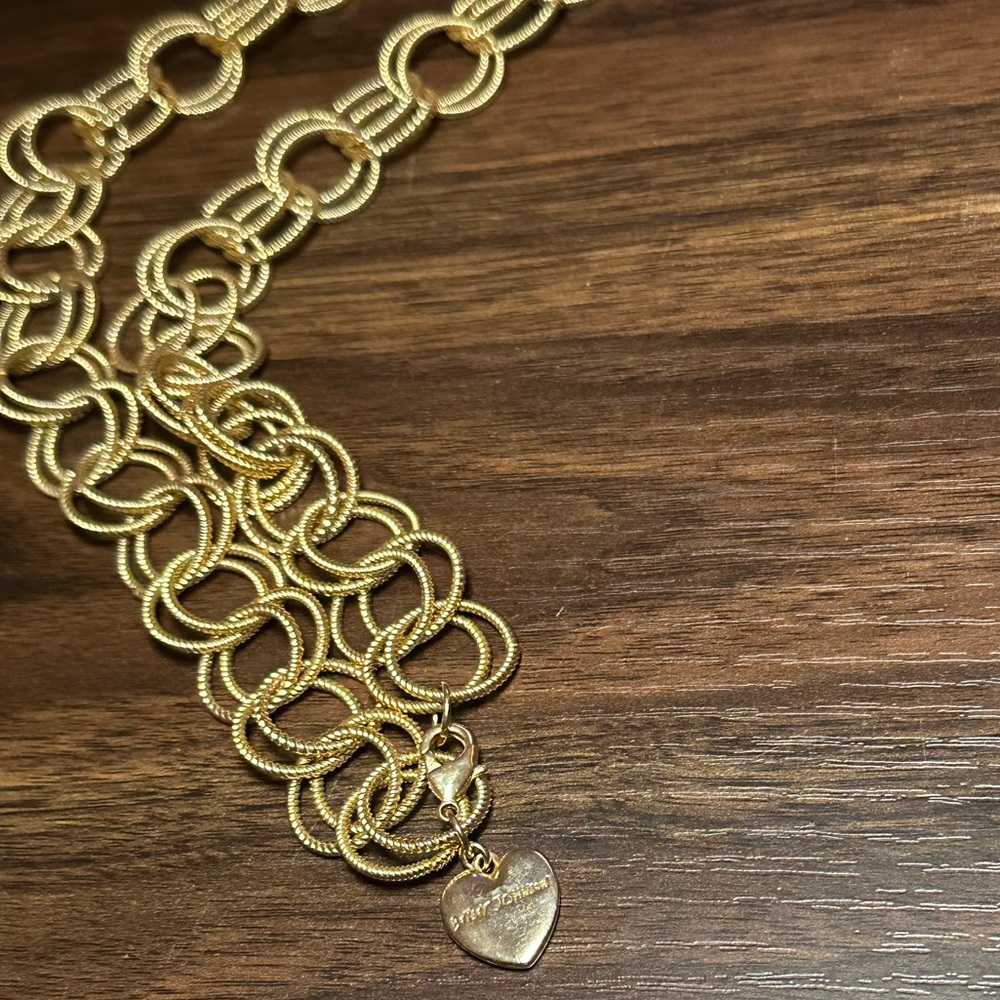 Betsey Johnson Gold Statement Necklace